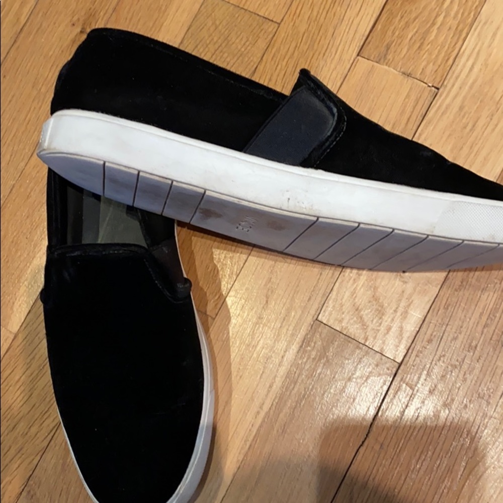Vince black velvet sneaker - Picture 2 of 2